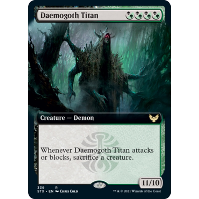 Daemogoth Titan (Extended Art) [Strixhaven: School of Mages]