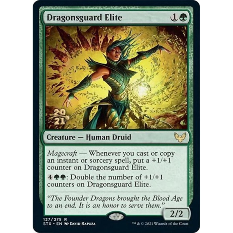 Dragonsguard Elite [Strixhaven: School of Mages Prerelease Promos]