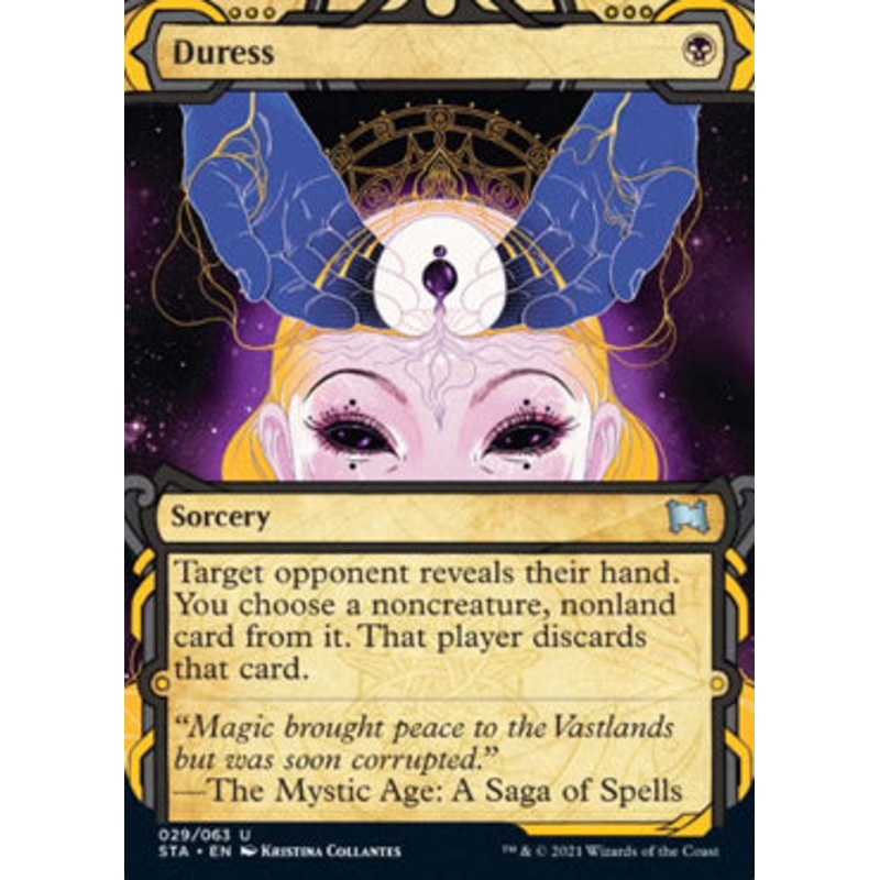 Duress (Foil Etched) [Strixhaven: School of Mages Mystical Archive]