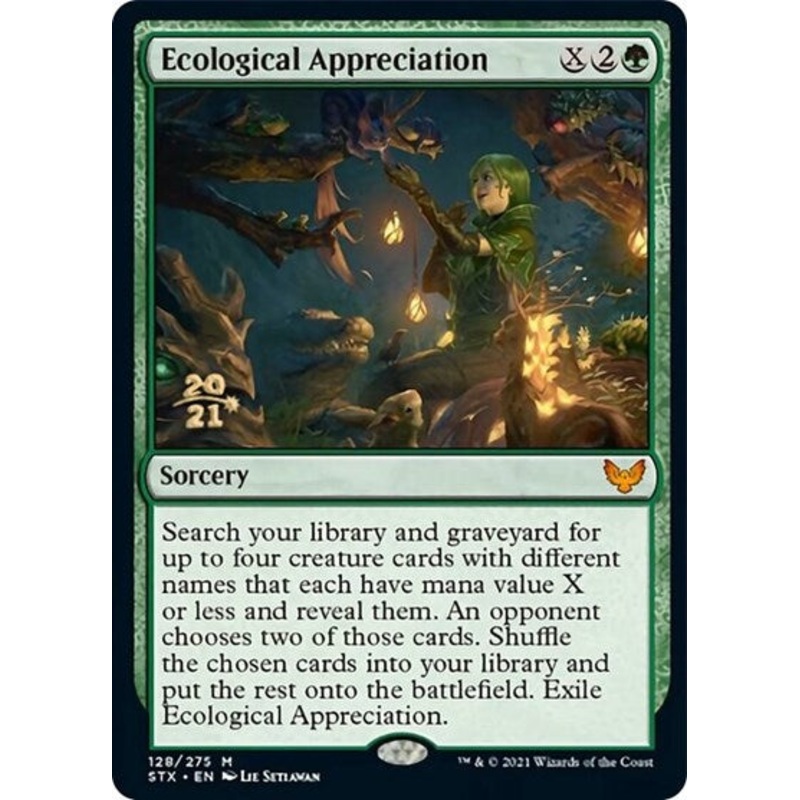 Ecological Appreciation [Strixhaven: School of Mages Prerelease Promos]