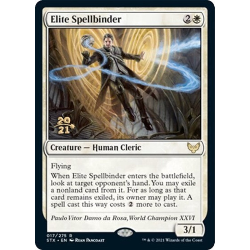 Elite Spellbinder [Strixhaven: School of Mages Prerelease Promos]