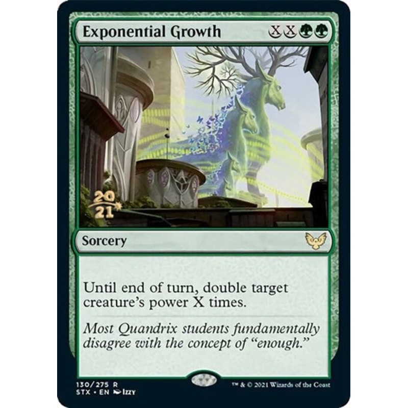 Exponential Growth [Strixhaven: School of Mages Prerelease Promos]