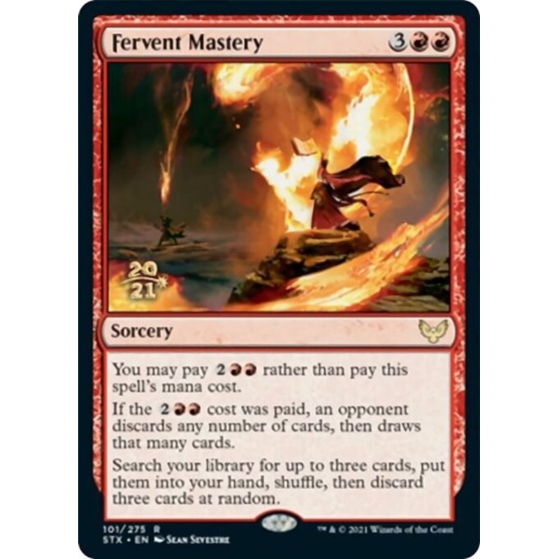 Fervent Mastery [Strixhaven: School of Mages Prerelease Promos]