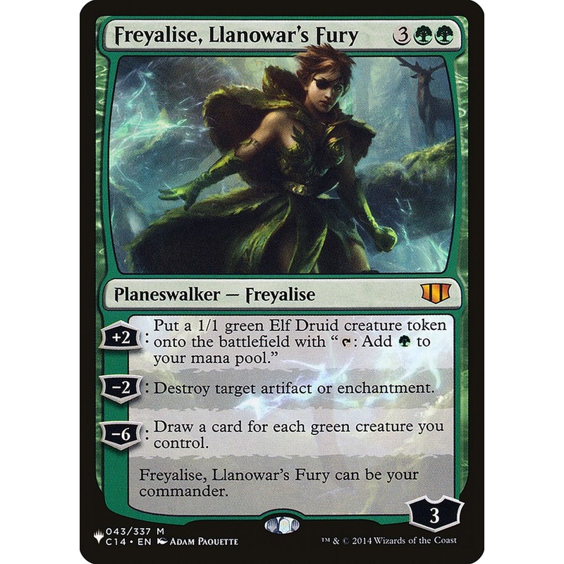Freyalise, Llanowar's Fury [The List]