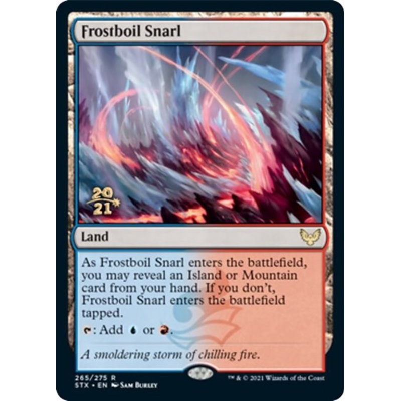 Frostboil Snarl [Strixhaven: School of Mages Prerelease Promos]