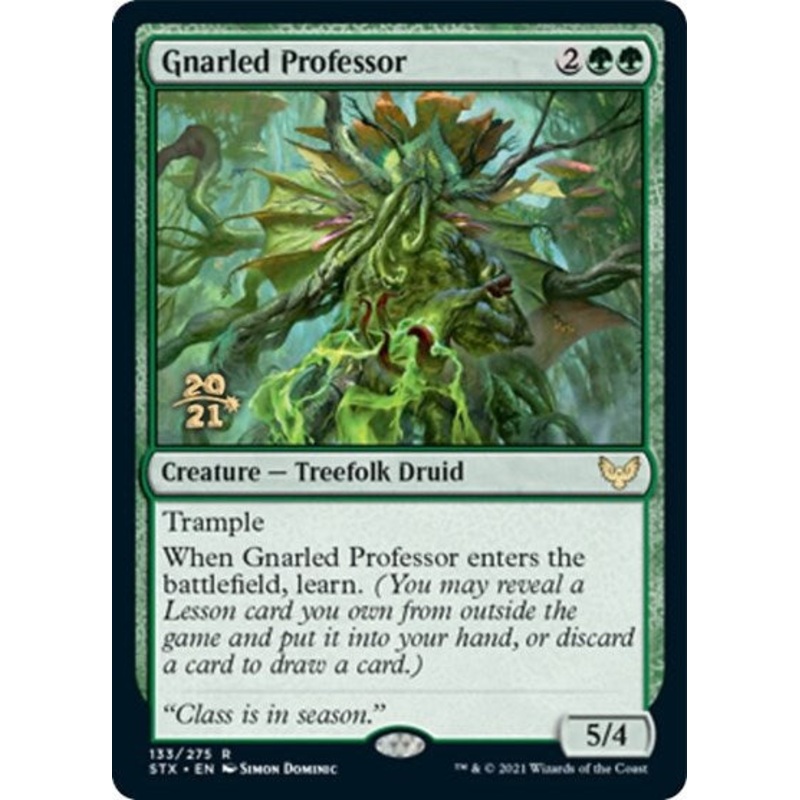 Gnarled Professor [Strixhaven: School of Mages Prerelease Promos]