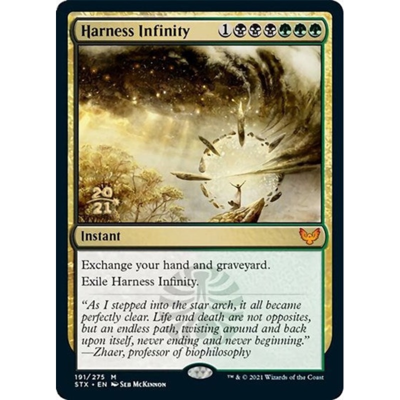 Harness Infinity [Strixhaven: School of Mages Prerelease Promos]
