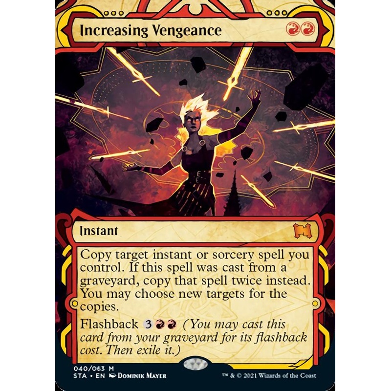 Increasing Vengeance (Foil Etched) [Strixhaven: School of Mages Mystical Archive]
