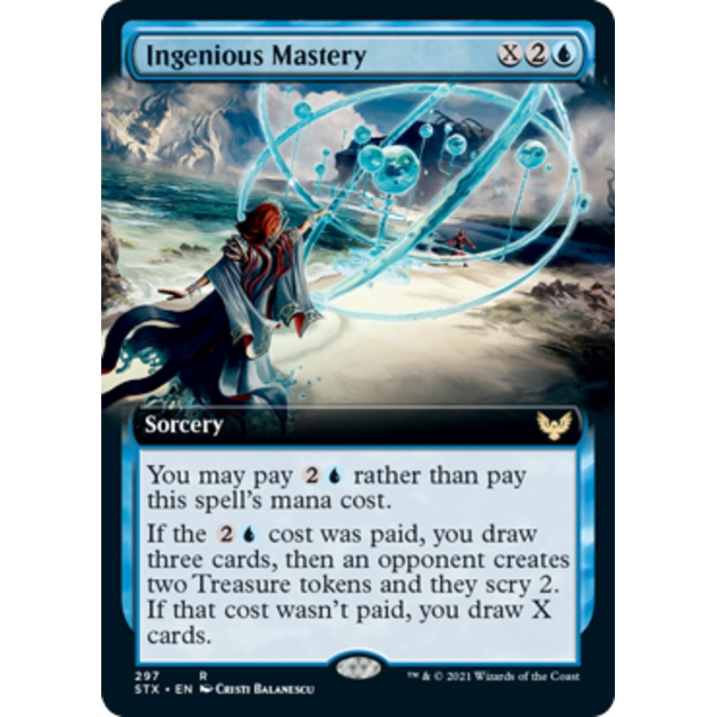 Ingenious Mastery (Extended Art) [Strixhaven: School of Mages]
