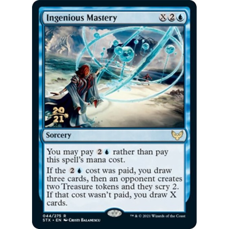 Ingenious Mastery [Strixhaven: School of Mages Prerelease Promos]