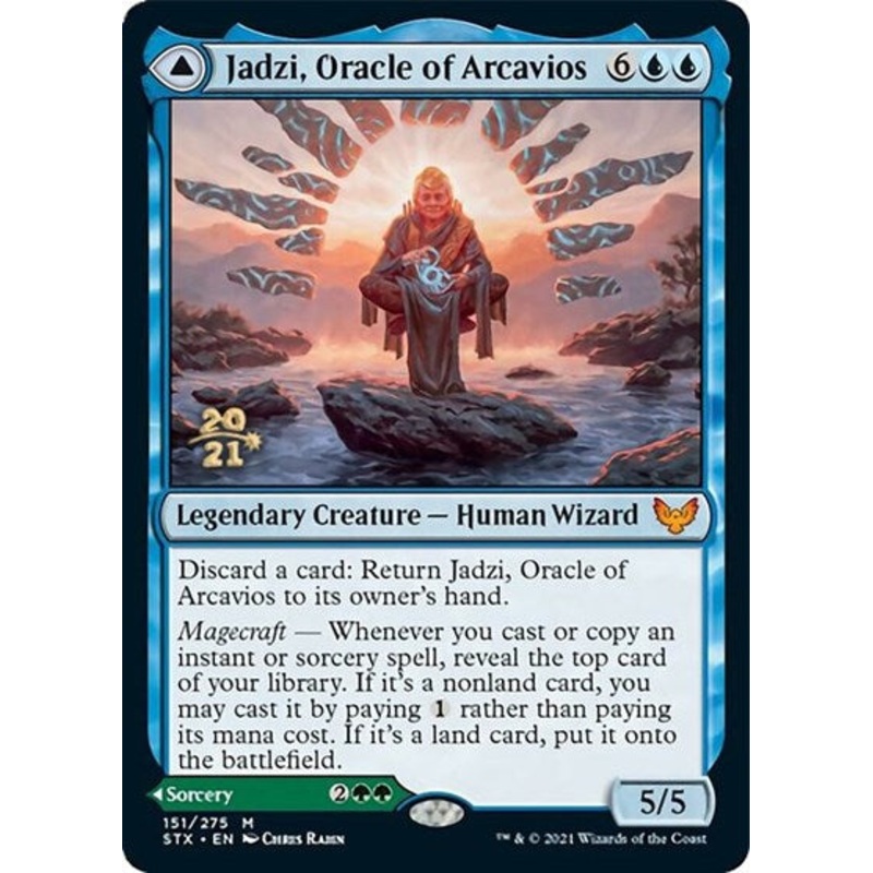 Jadzi, Oracle of Arcavios // Journey to the Oracle [Strixhaven: School of Mages Prerelease Promos]