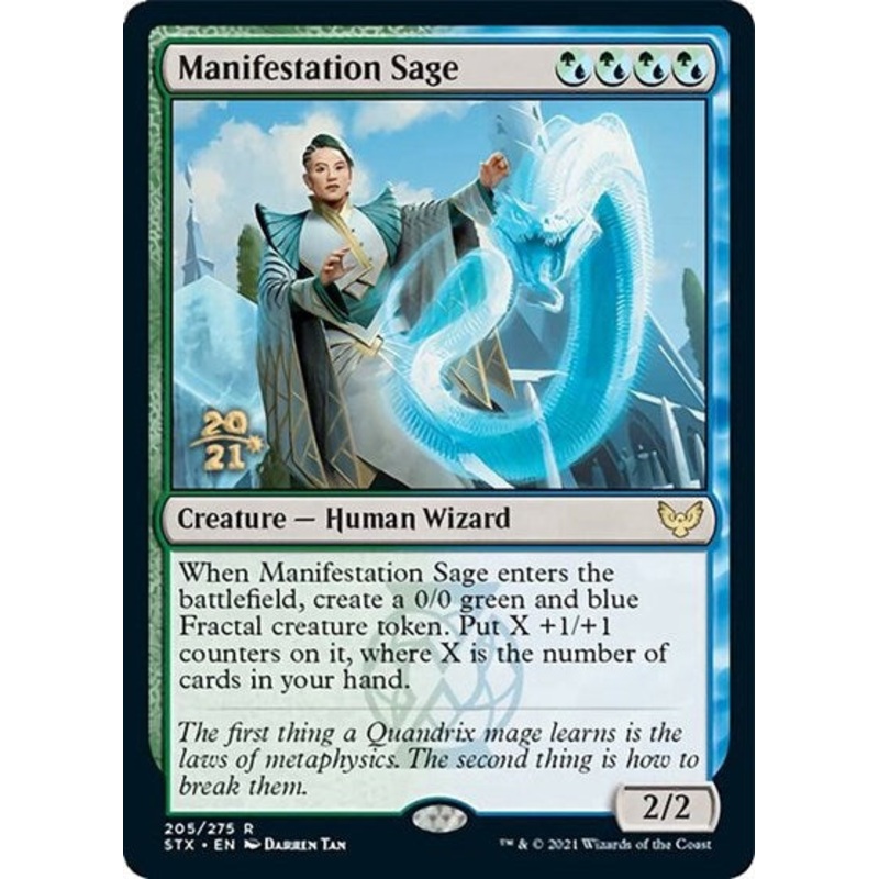 Manifestation Sage [Strixhaven: School of Mages Prerelease Promos]