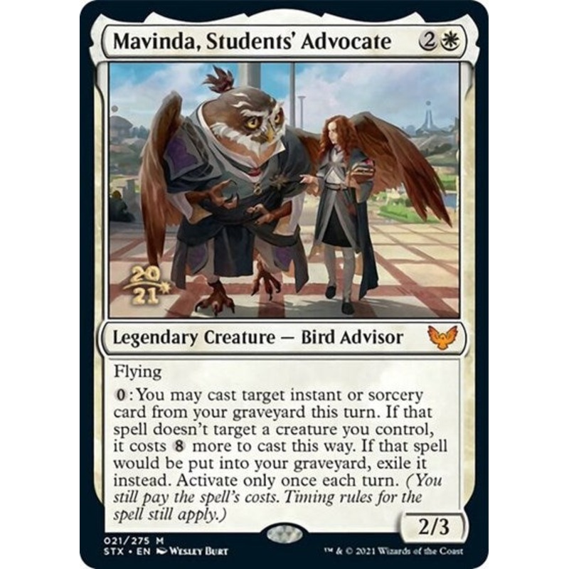 Mavinda, Students' Advocate [Strixhaven: School of Mages Prerelease Promos]