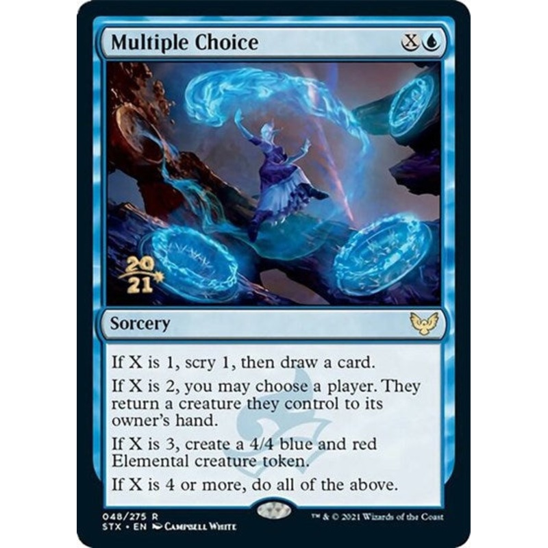 Multiple Choice [Strixhaven: School of Mages Prerelease Promos]