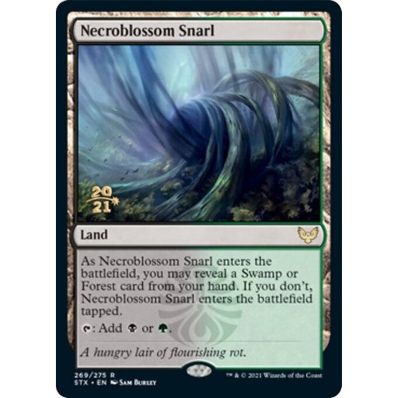 Necroblossom Snarl [Strixhaven: School of Mages Prerelease Promos]