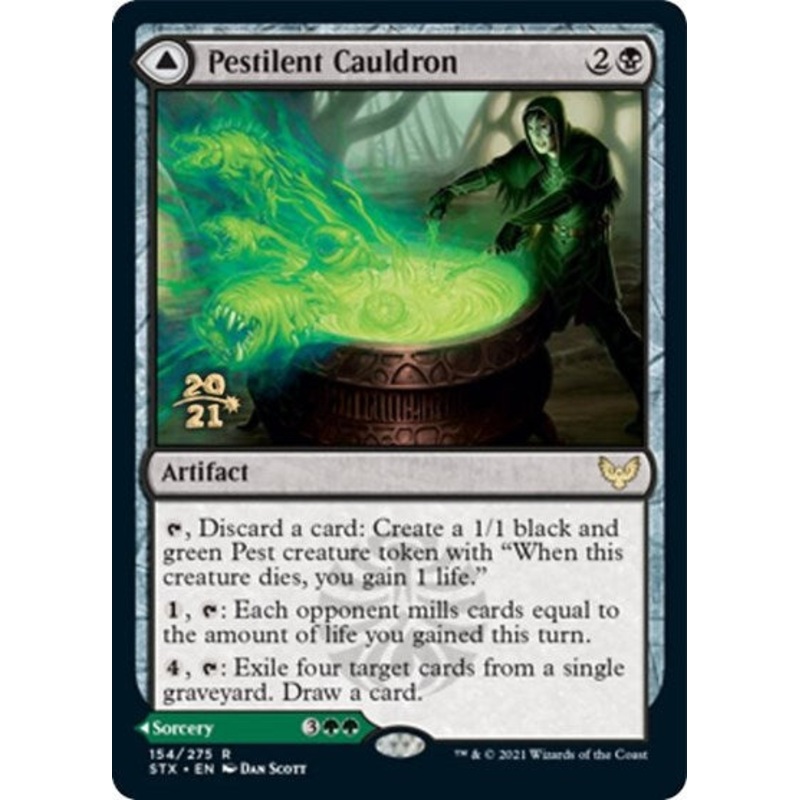 Pestilent Cauldron // Restorative Burst [Strixhaven: School of Mages Prerelease Promos]