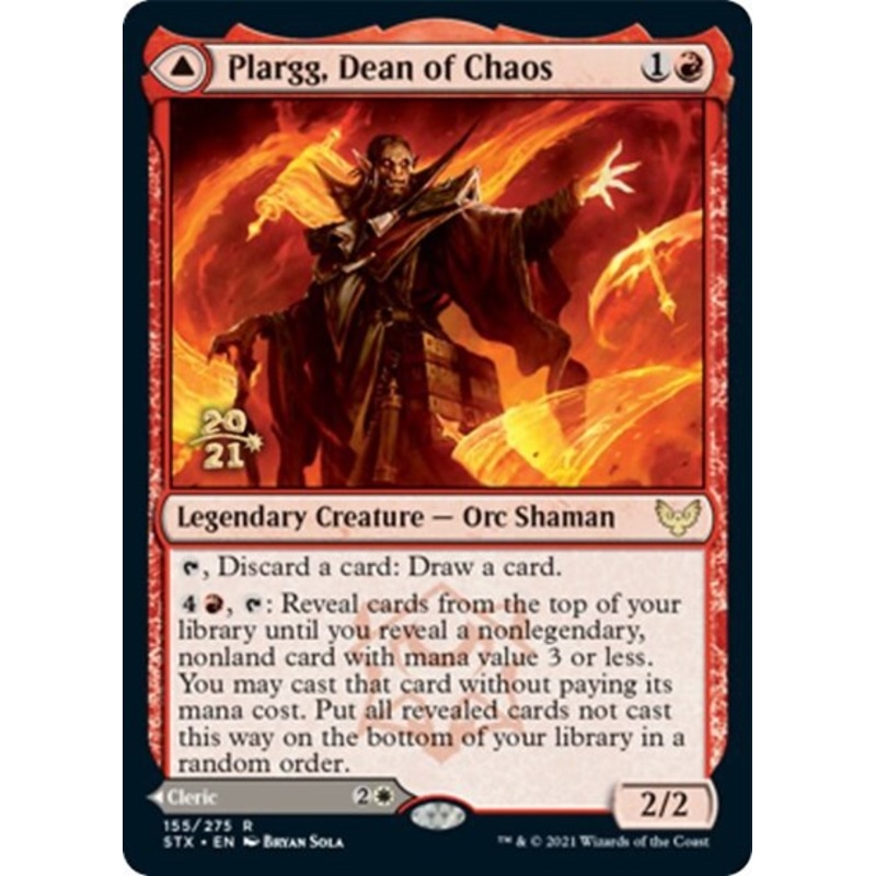 Plargg, Dean of Chaos // Augusta, Dean of Order [Strixhaven: School of Mages Prerelease Promos]