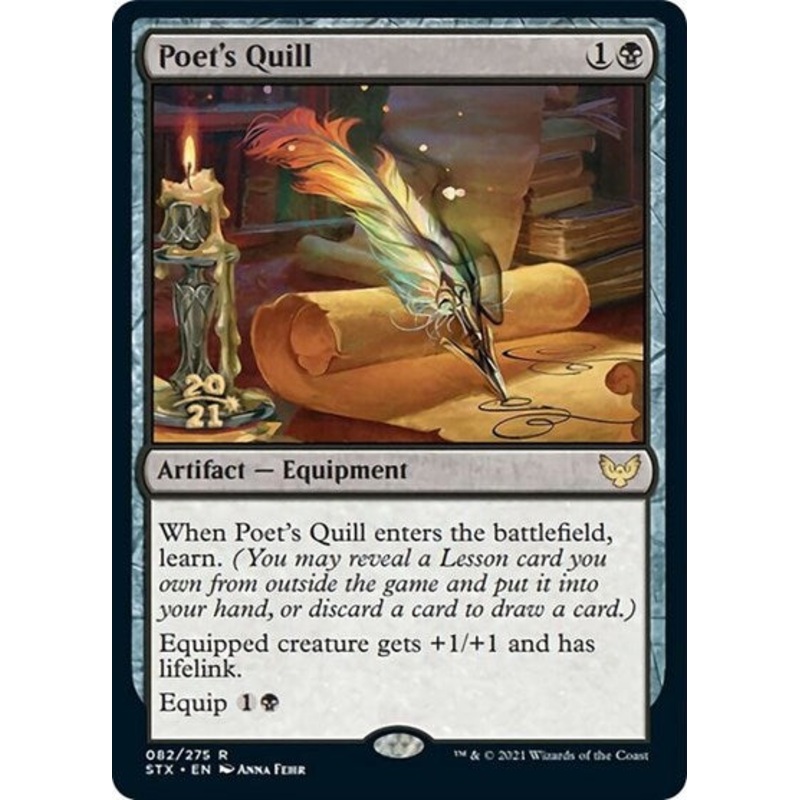 Poet's Quill [Strixhaven: School of Mages Prerelease Promos]