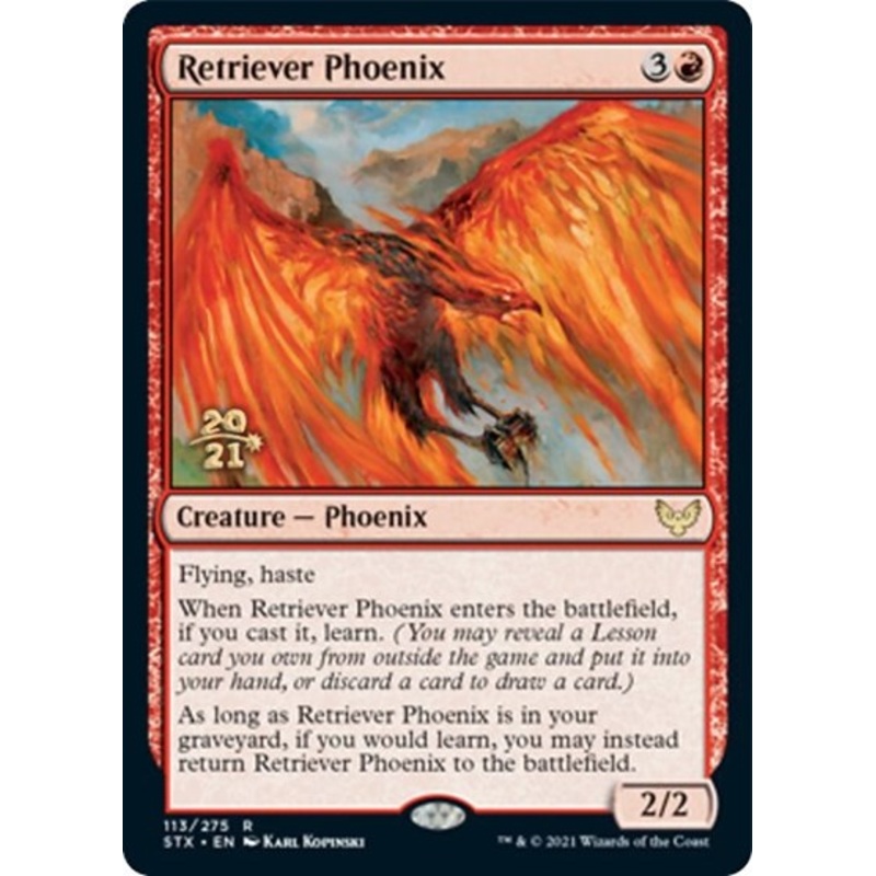 Retriever Phoenix [Strixhaven: School of Mages Prerelease Promos]
