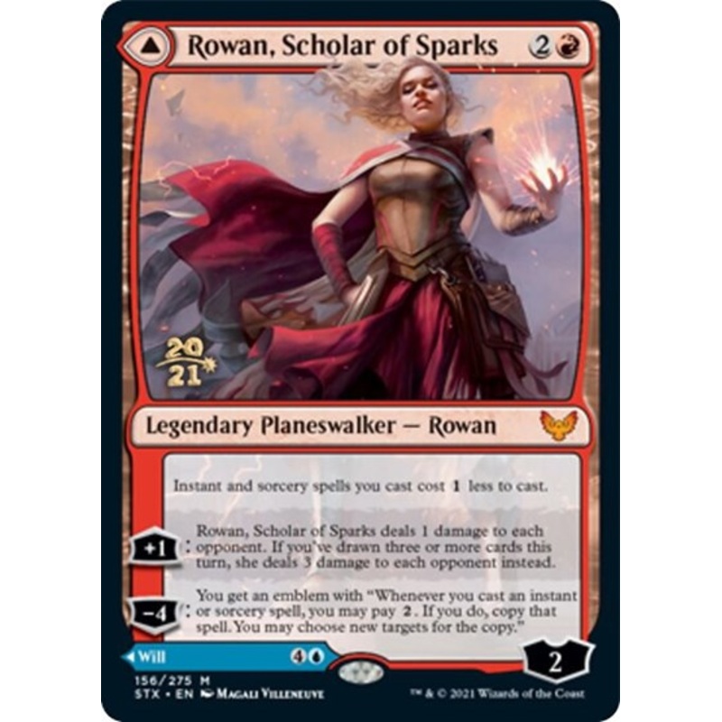 Rowan, Scholar of Sparks // Will, Scholar of Frost [Strixhaven: School of Mages Prerelease Promos]