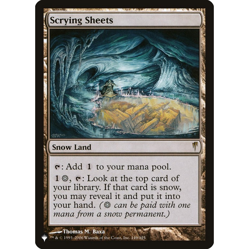 Scrying Sheets [The List]