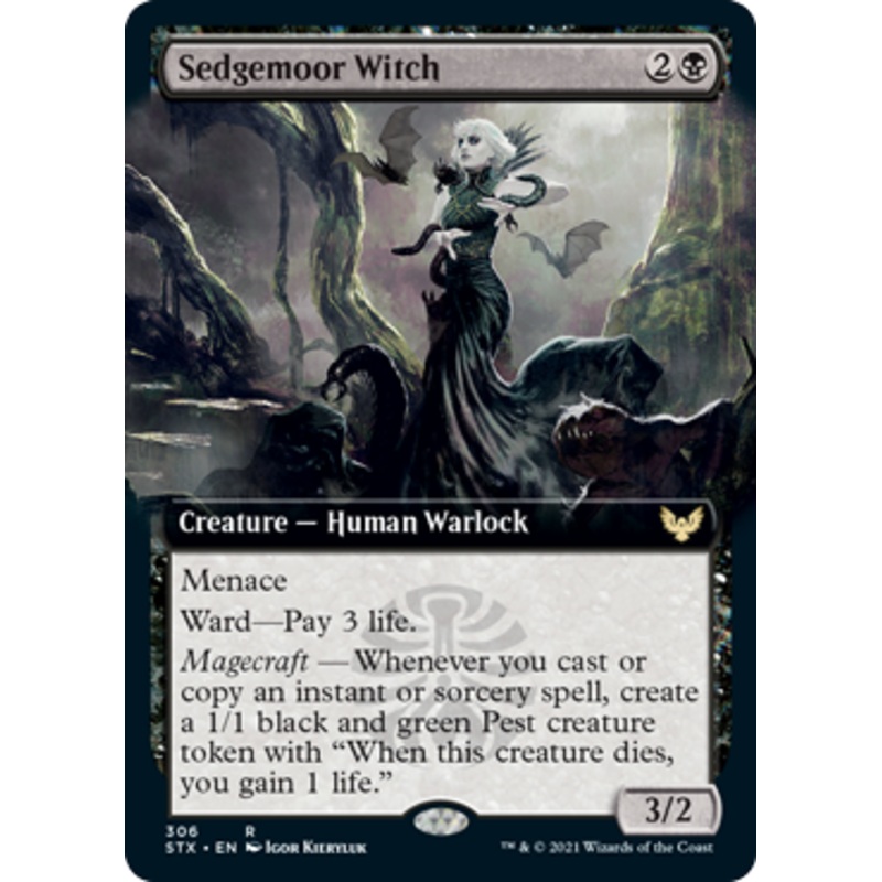 Sedgemoor Witch (Extended Art) [Strixhaven: School of Mages]