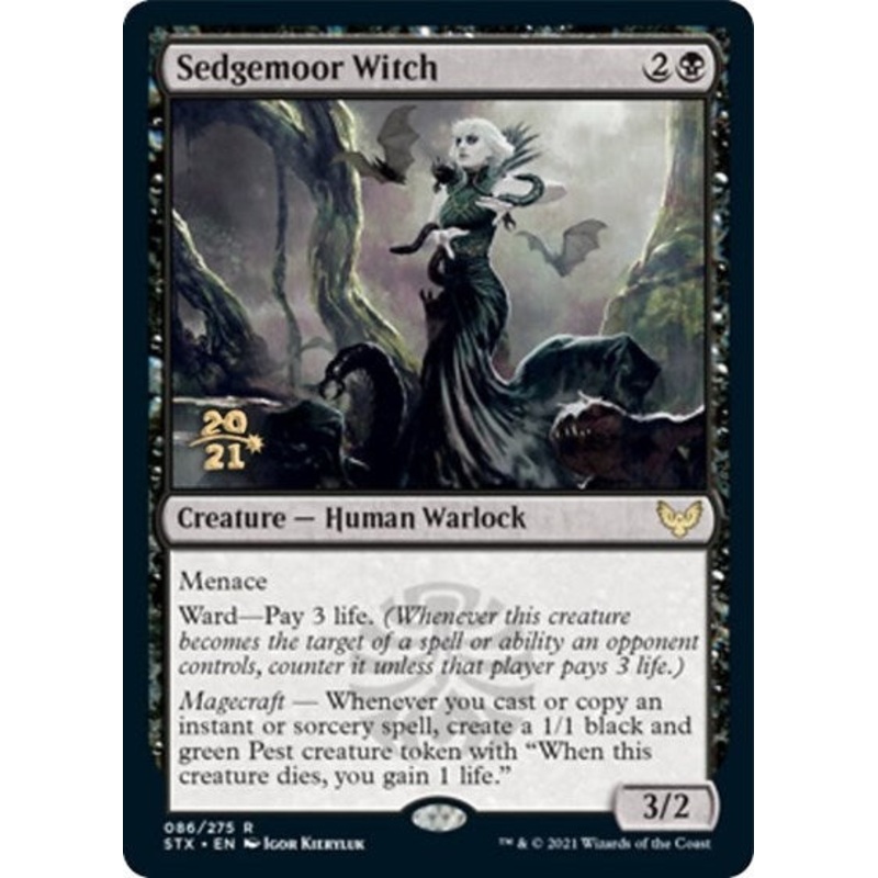 Sedgemoor Witch [Strixhaven: School of Mages Prerelease Promos]