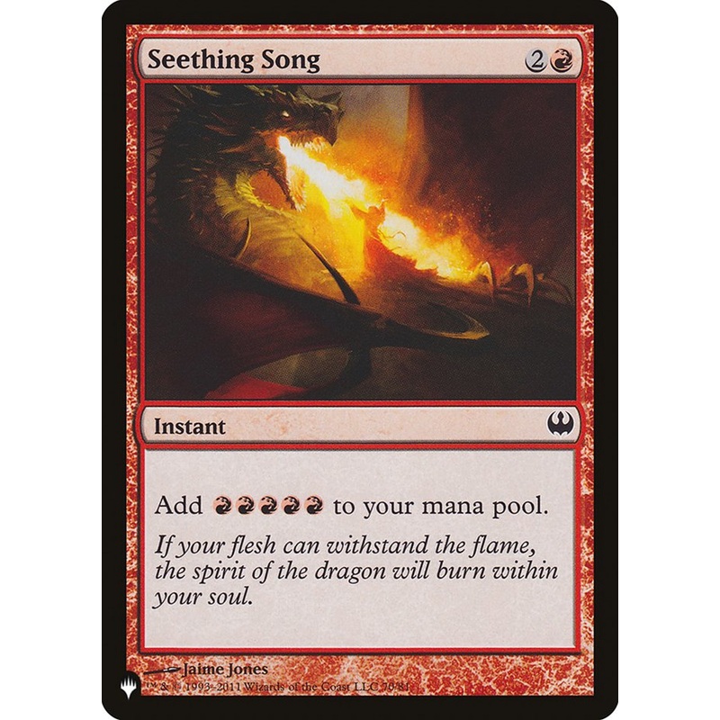 Seething Song [The List]