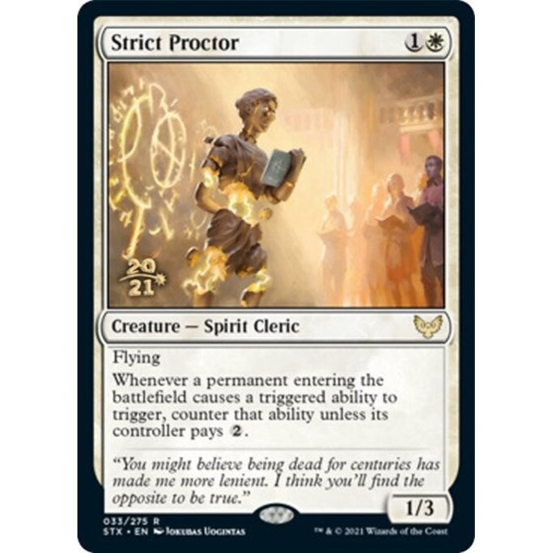 Strict Proctor [Strixhaven: School of Mages Prerelease Promos]