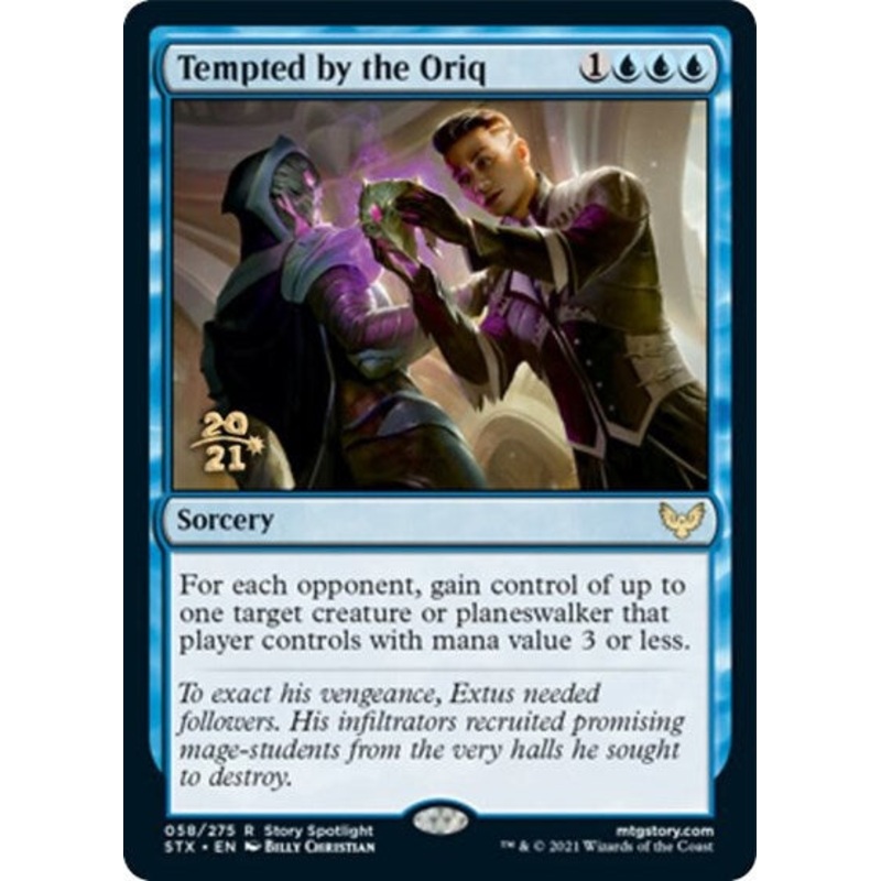 Tempted by the Oriq [Strixhaven: School of Mages Prerelease Promos]