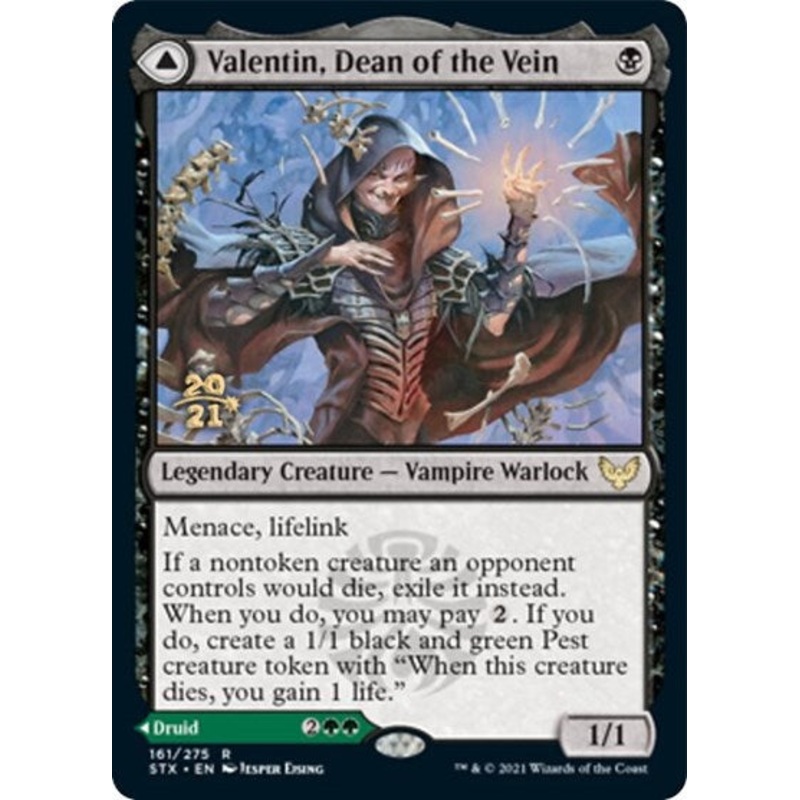 Valentin, Dean of the Vein // Lisette, Dean of the Root [Strixhaven: School of Mages Prerelease Promos]