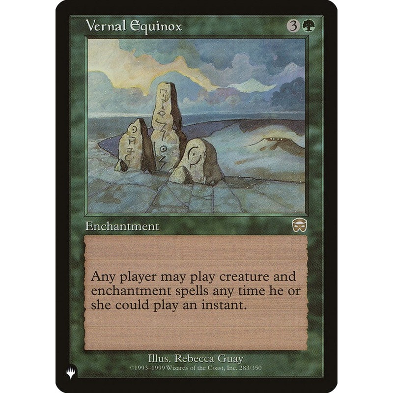 Vernal Equinox [The List]