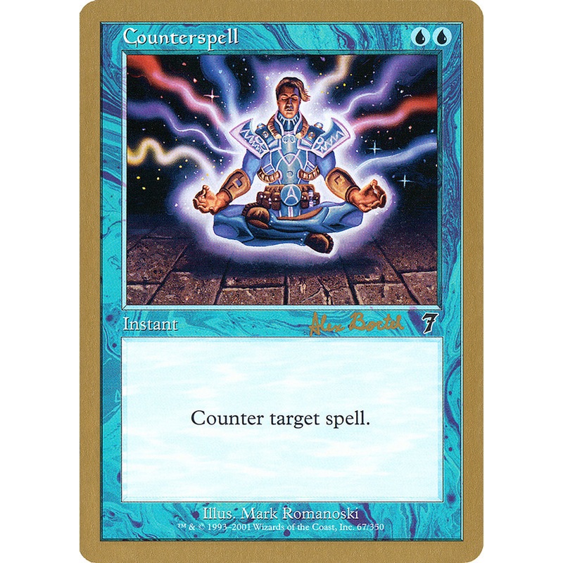 Counterspell (Alex Borteh) (7ED) [World Championship Decks 2001]