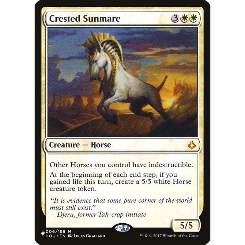 Crested Sunmare [The List]