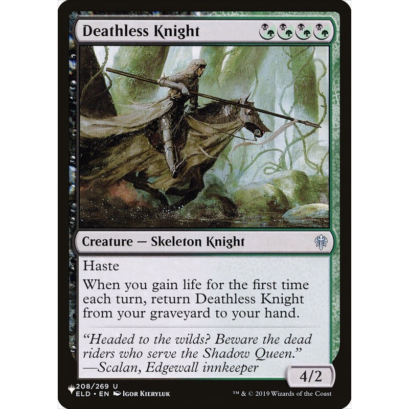 Deathless Knight [The List]
