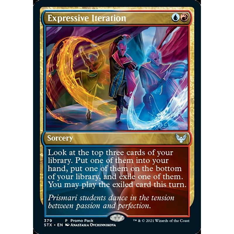 Expressive Iteration (Promo Pack) [Strixhaven: School of Mages Promos]