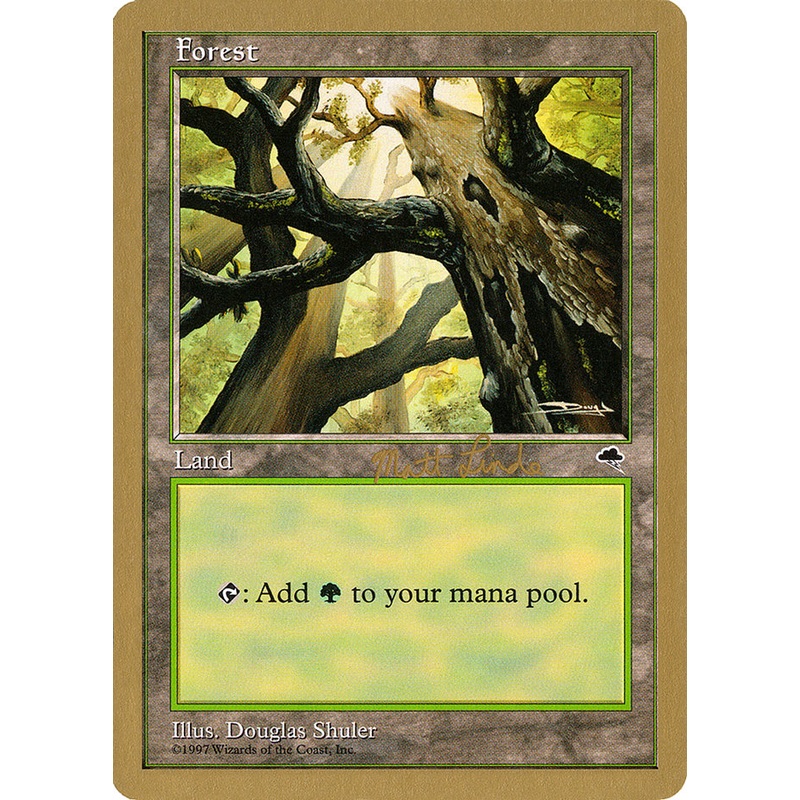 Forest (ml347a) (Matt Linde) [World Championship Decks 1999]