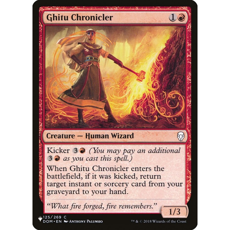 Ghitu Chronicler [The List]