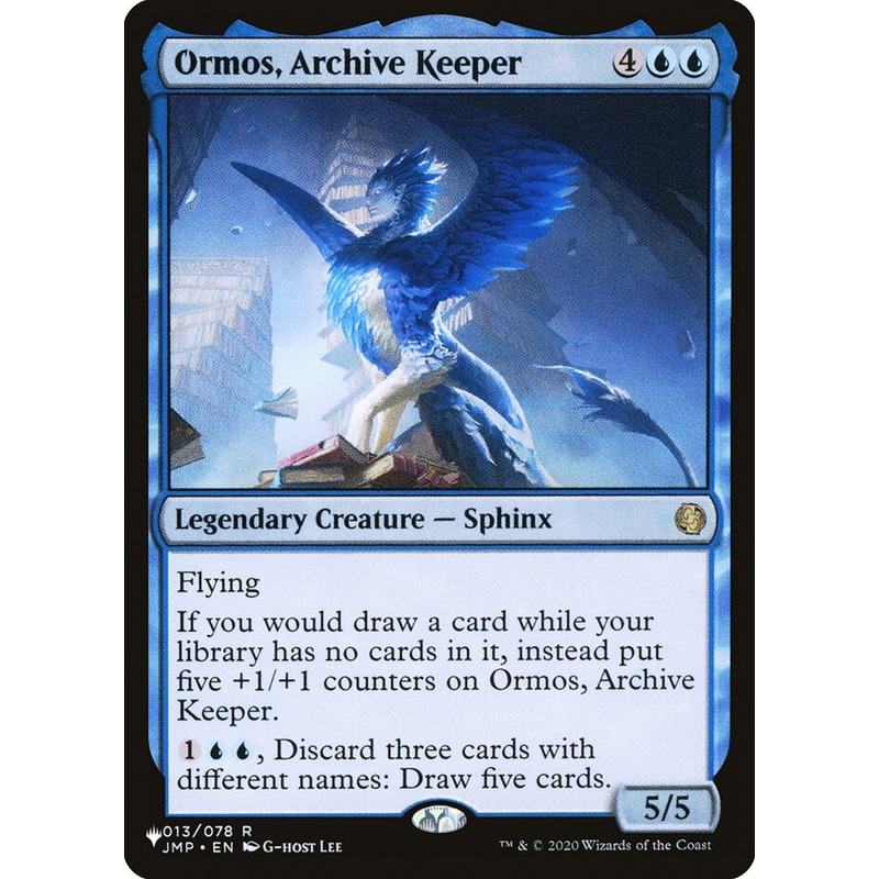 Ormos, Archive Keeper [The List]
