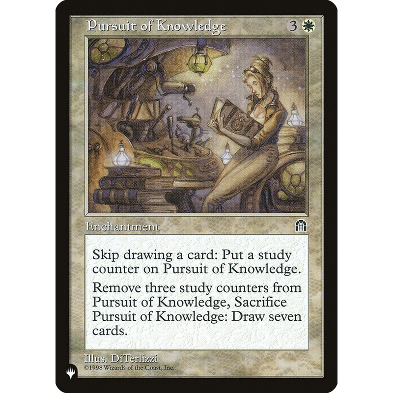 Pursuit of Knowledge [The List]