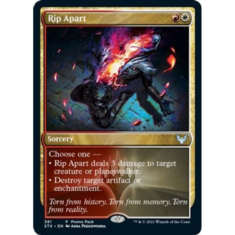 Rip Apart (Promo Pack) [Strixhaven: School of Mages Promos]