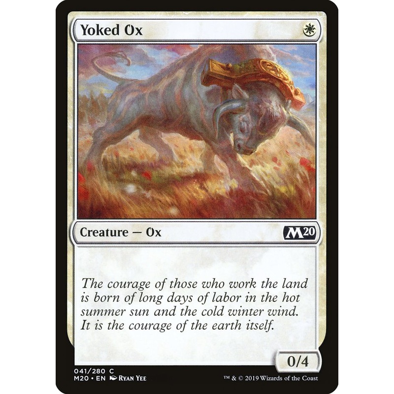 Yoked Ox [Core Set 2020]