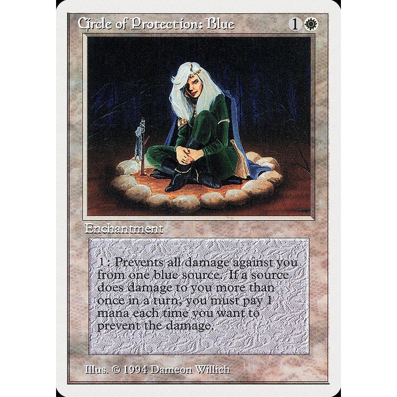 Circle of Protection: Blue [Summer Magic / Edgar]