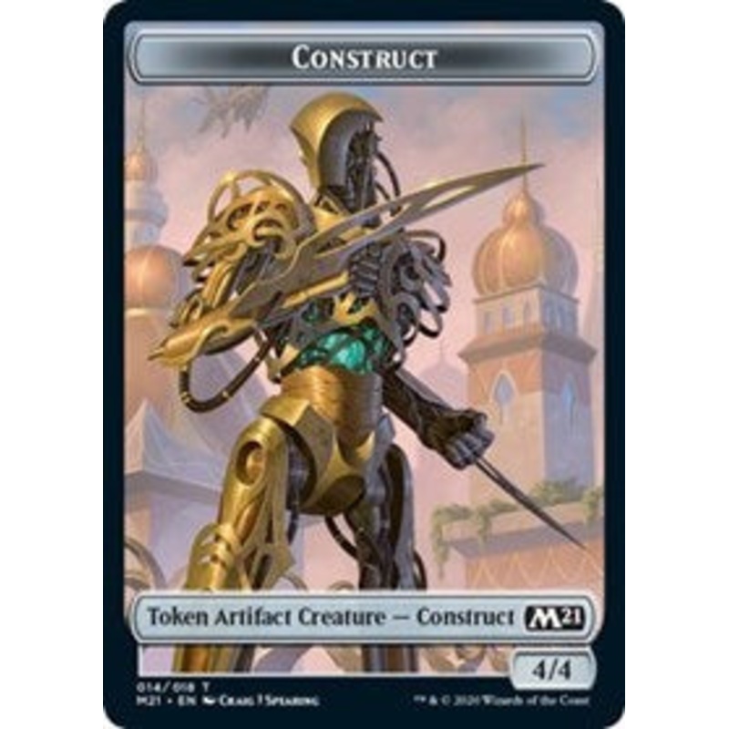 Construct // Goblin Wizard Double-Sided Token [Core Set 2021 Tokens]