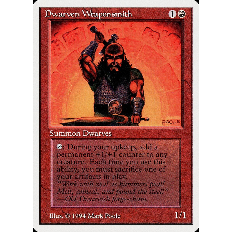 Dwarven Weaponsmith [Summer Magic / Edgar]