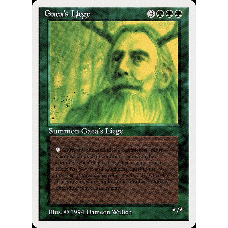 Gaea's Liege [Summer Magic / Edgar]