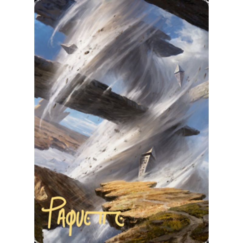 Plains 2 Art Card (Gold-Stamped Signature) [Zendikar Rising Art Series]