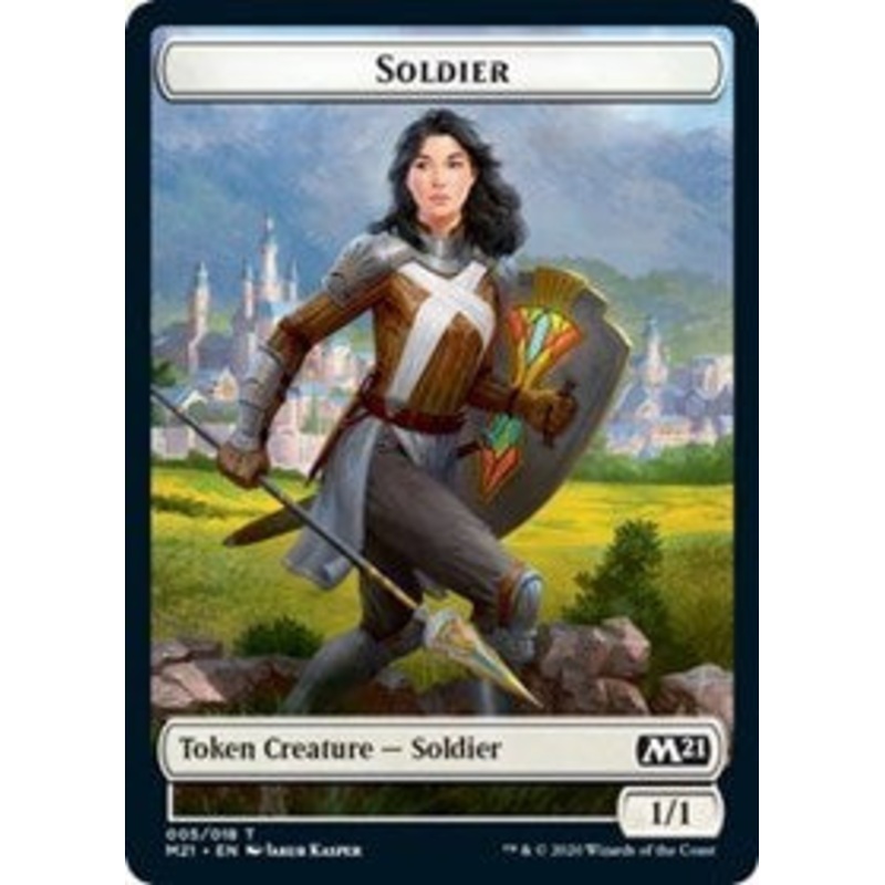 Soldier // Weird Double-Sided Token [Core Set 2021 Tokens]
