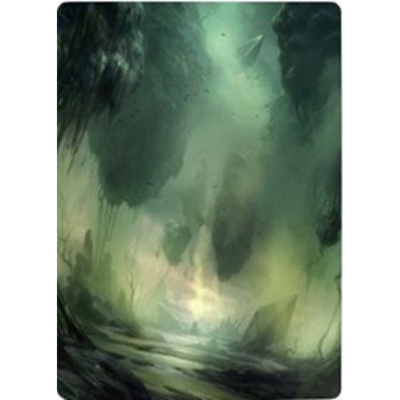 Swamp 1 Art Card [Zendikar Rising Art Series]