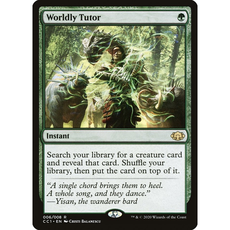 Worldly Tutor [Commander Collection: Green]